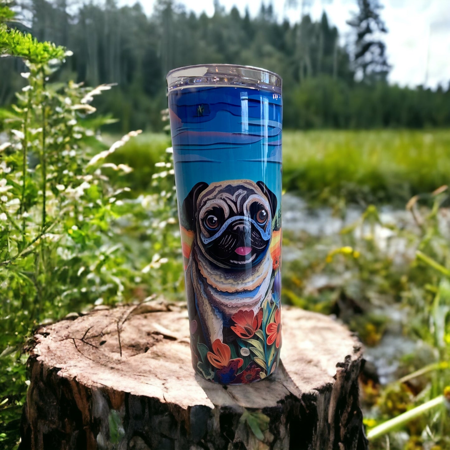 Pug Tumbler