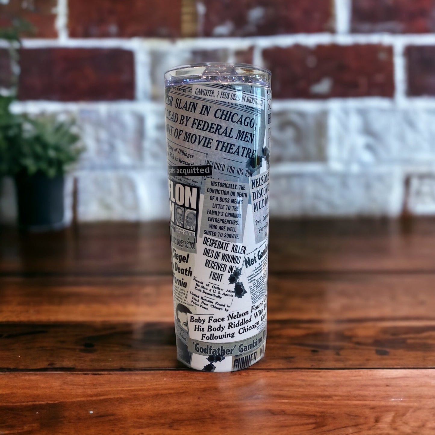 Mob Boss Mafia Tumbler